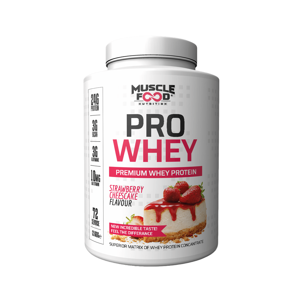 Muscle Food ProWhey 2160 G 72 Servis Çilekli Çizkek