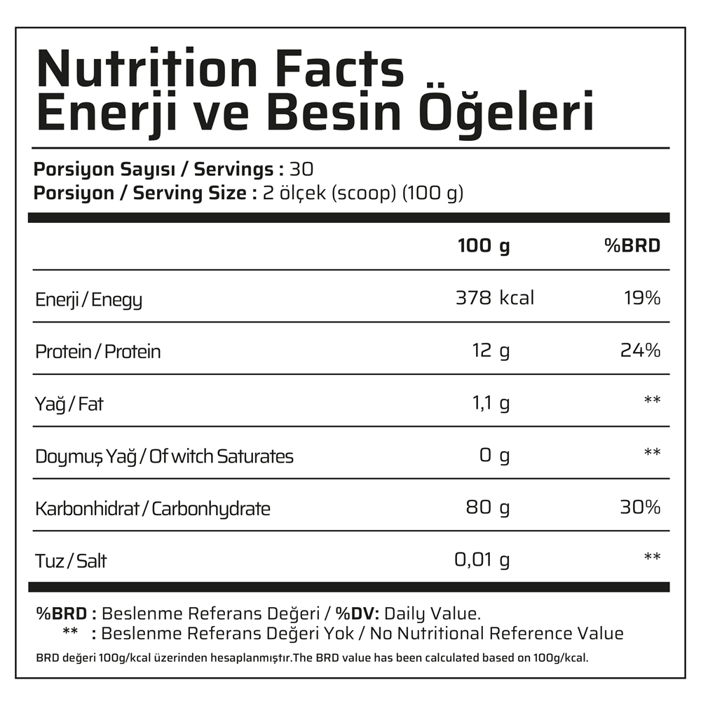 Muscle Food Dark Mass 3000 G Çikolata Fındık