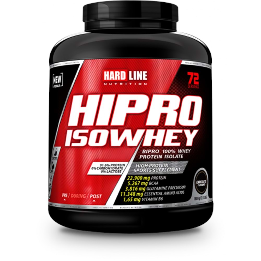 HardLine Hipro İsolate Whey 1800 Gr Çikolata