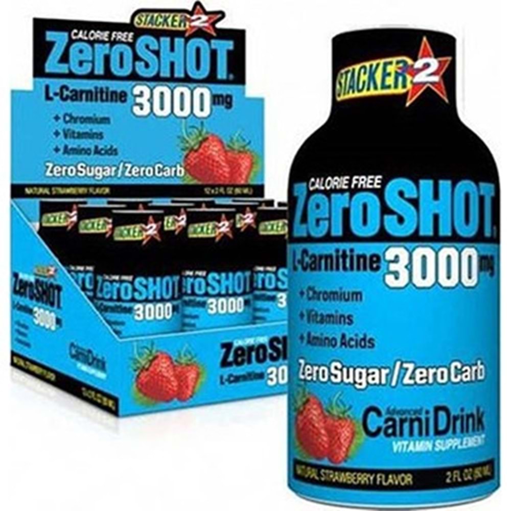 Zero Shot L-carnatine 12 Shot Çilek