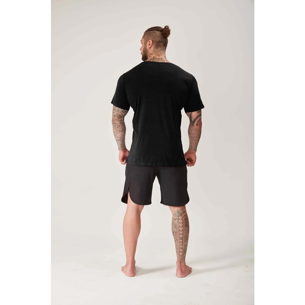 Muscle Station Oversized Gym Toughman T-shirt L Beden Siyah