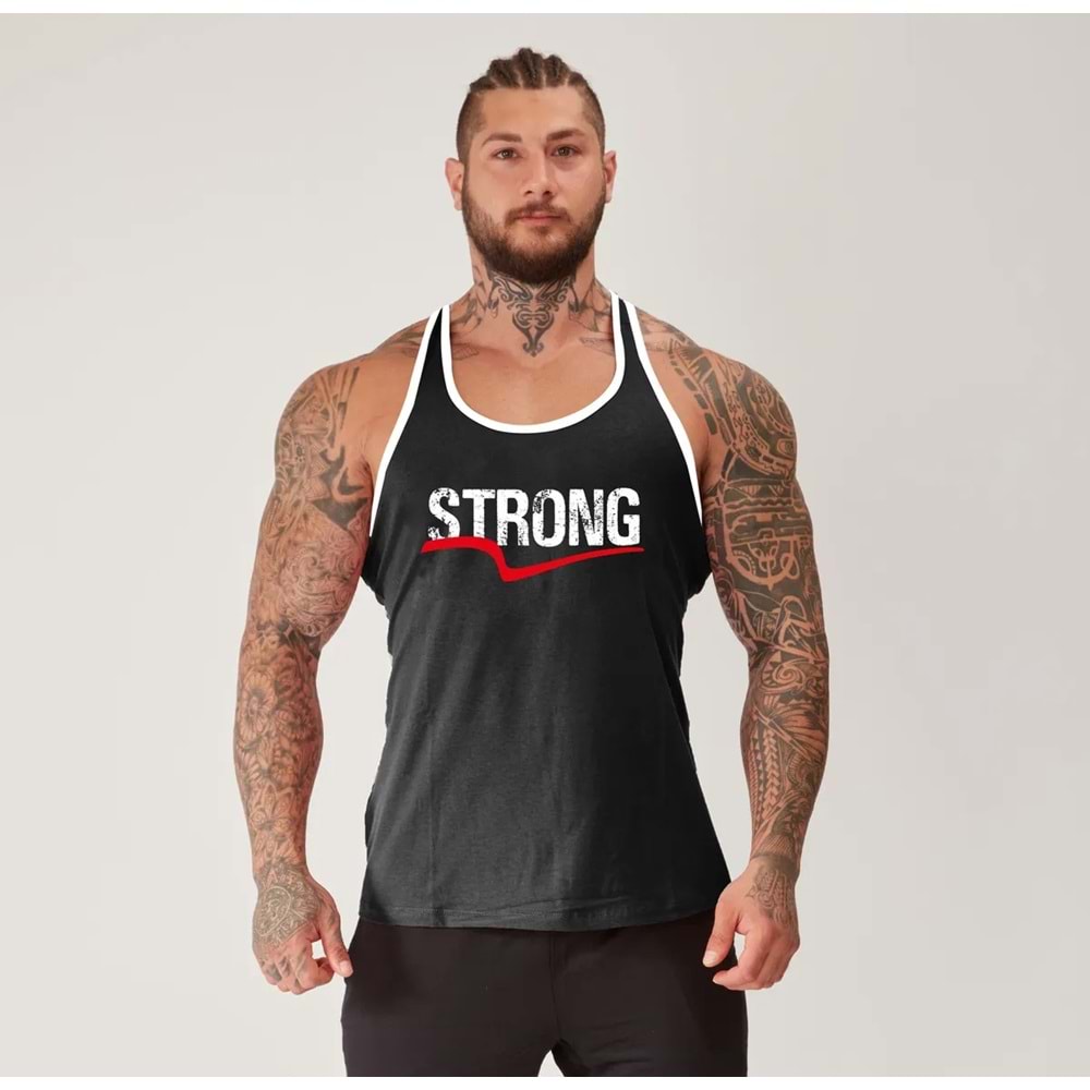 Muscle Station Antrenman Atleti SİYAH STRONG - XL