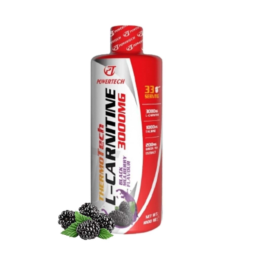 Powertech ThermoTech L-Carnitine 1000 Ml Karadut Aromalı