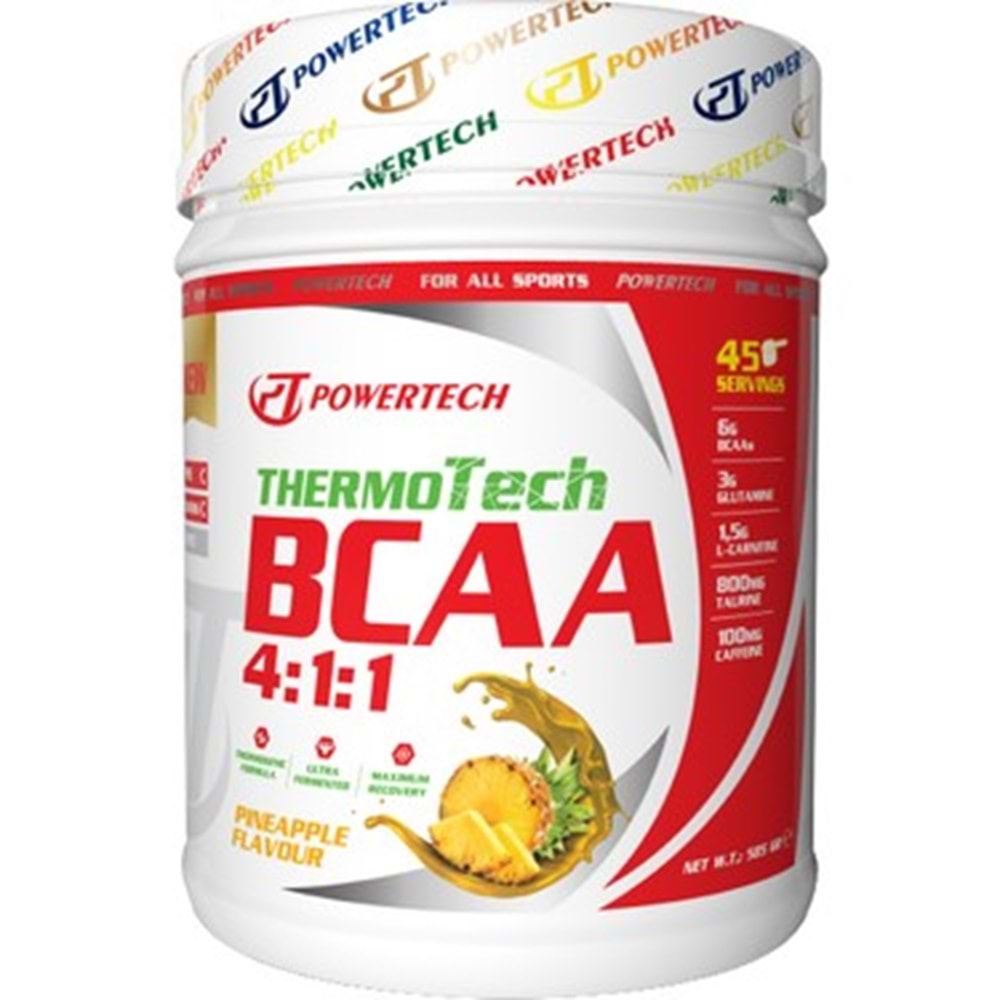 PowerTech ThermoTech Bcaa 4:1:1 585 Gr 45 Servis Ananas Aromalı