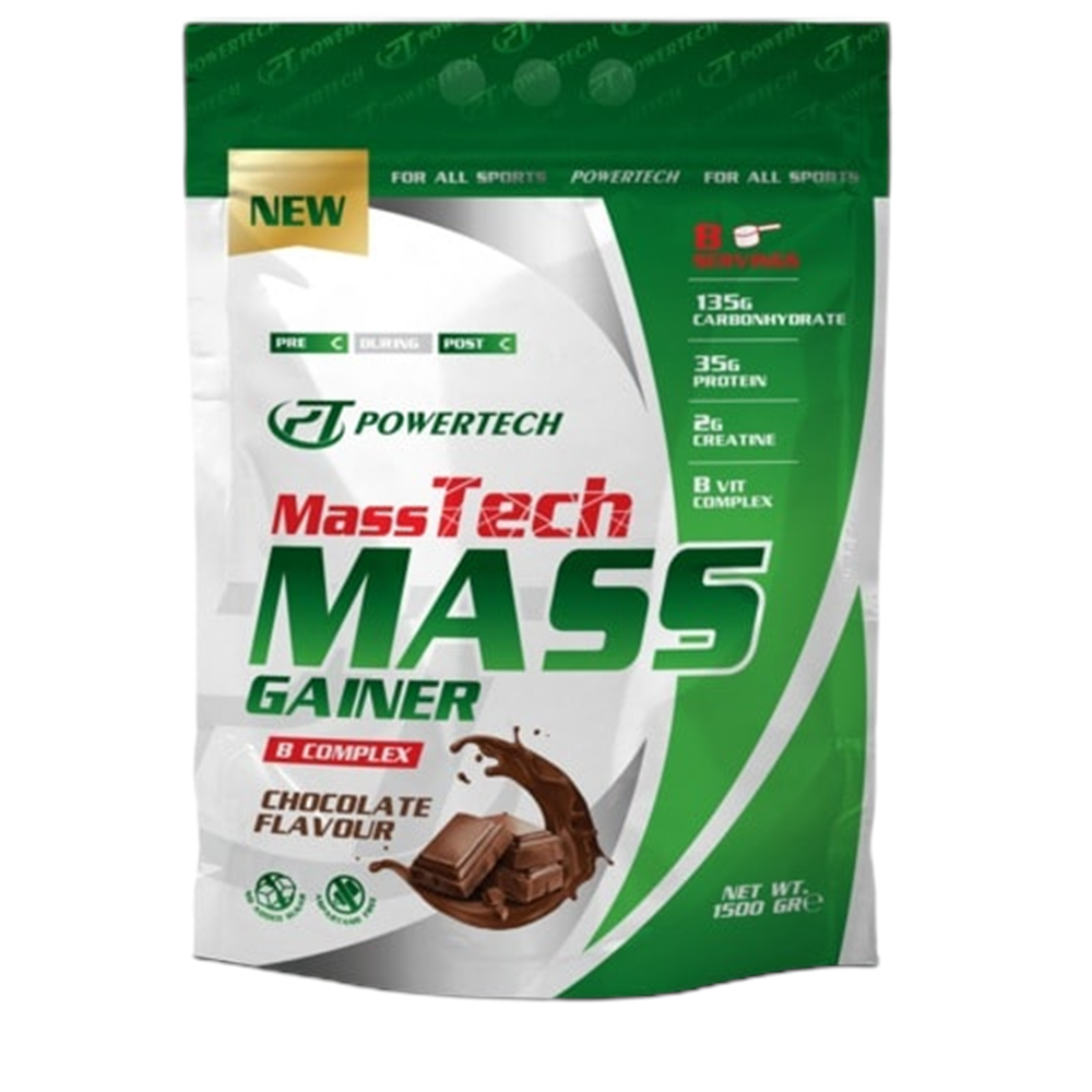 Powertech MassTech Mass Gainer 1500 Gr 8 Servis Çikolata Aromalı