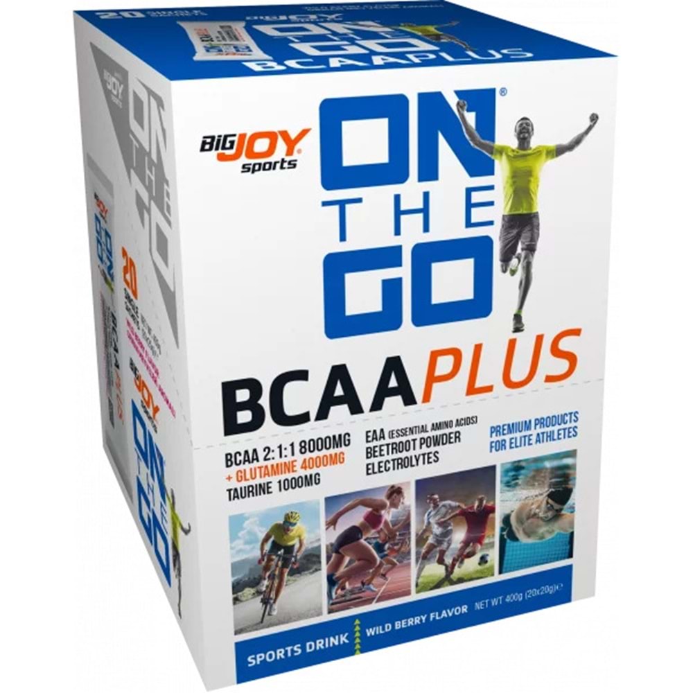 Bigjoy Sports ONTHEGO BCAA PLUS Orman Meyveli 20 x 20g