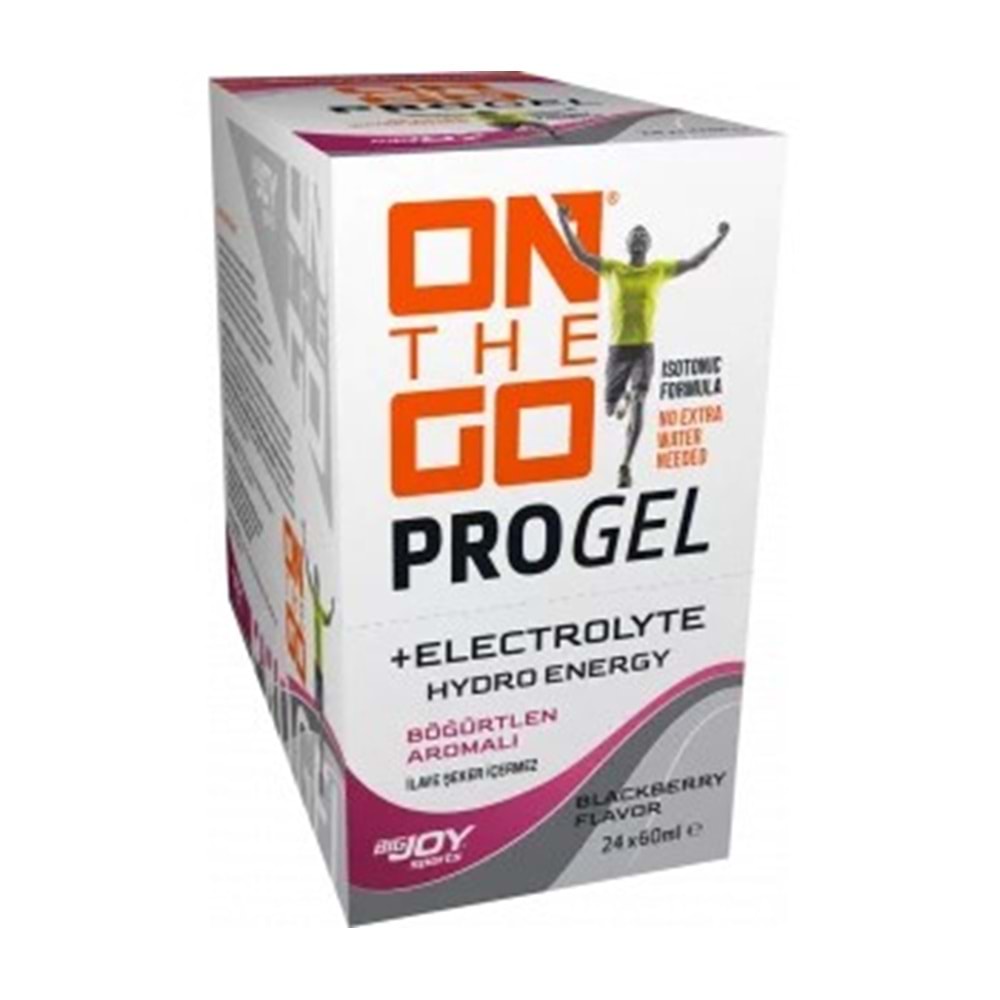 Bigjoy Sports ONTHEGO Progel 24 x 60ml Böğürtlen