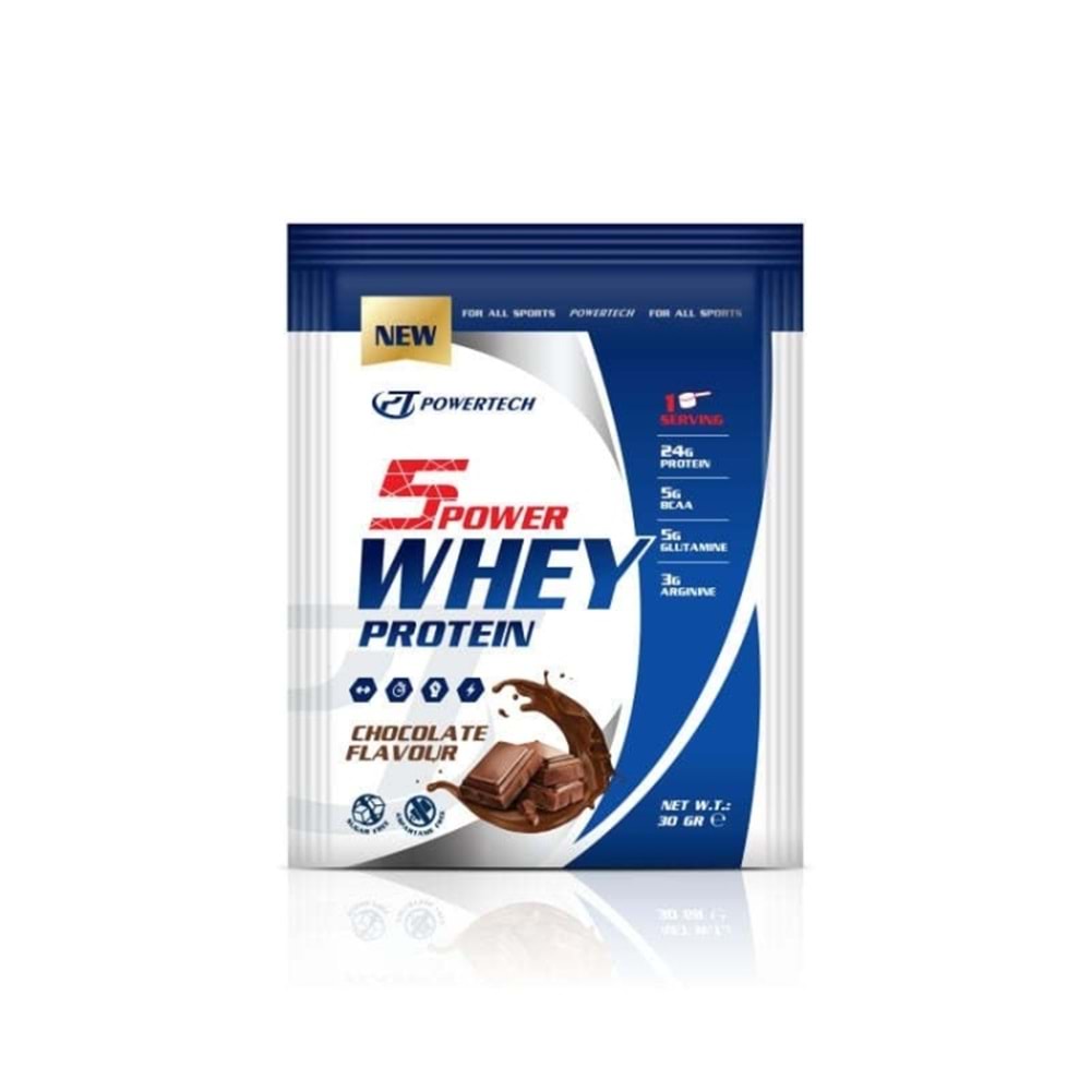 PowerTech 5Power Whey Protein 30gr1 Adet ÇİKOLATA