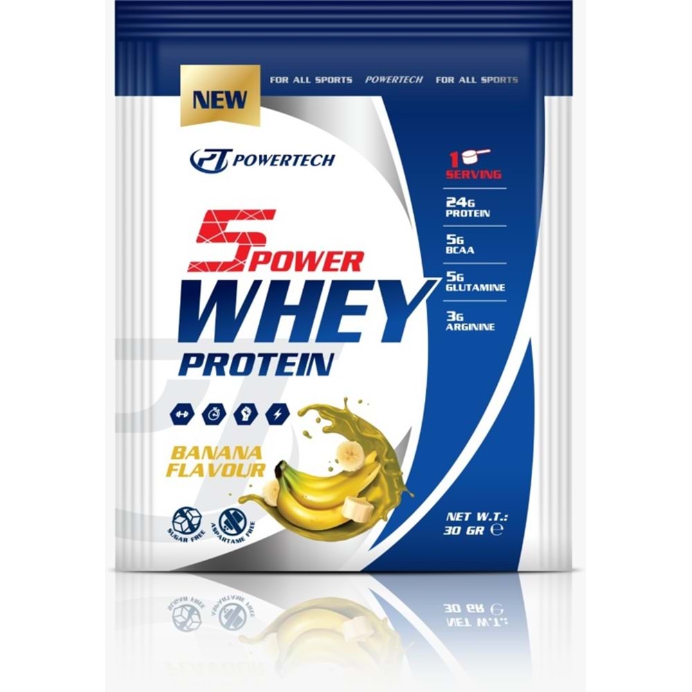 PowerTech 5Power Whey Protein 30gr1 Adet MUZ