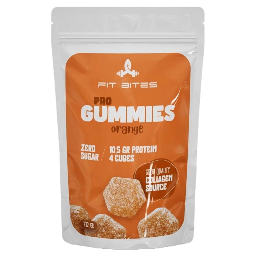 Fit Bites Pro Gummies Portakal Aromalı 232 gr