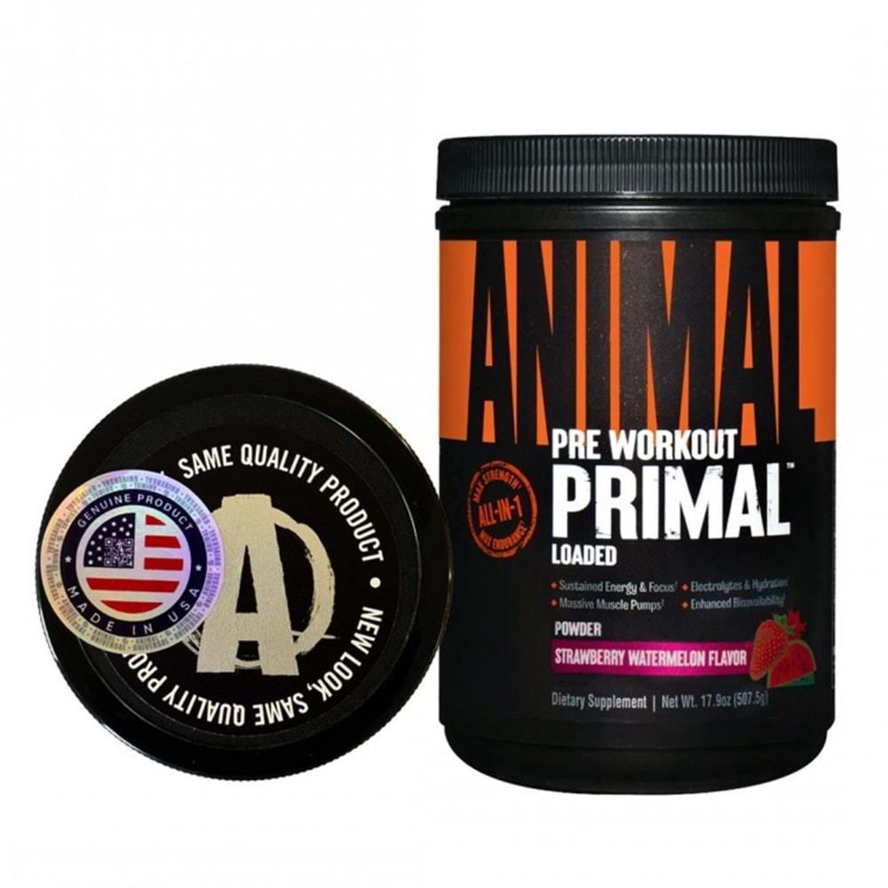 Universal Animal Primal Pre Workout 507.5 Gr KarpuzÇilek