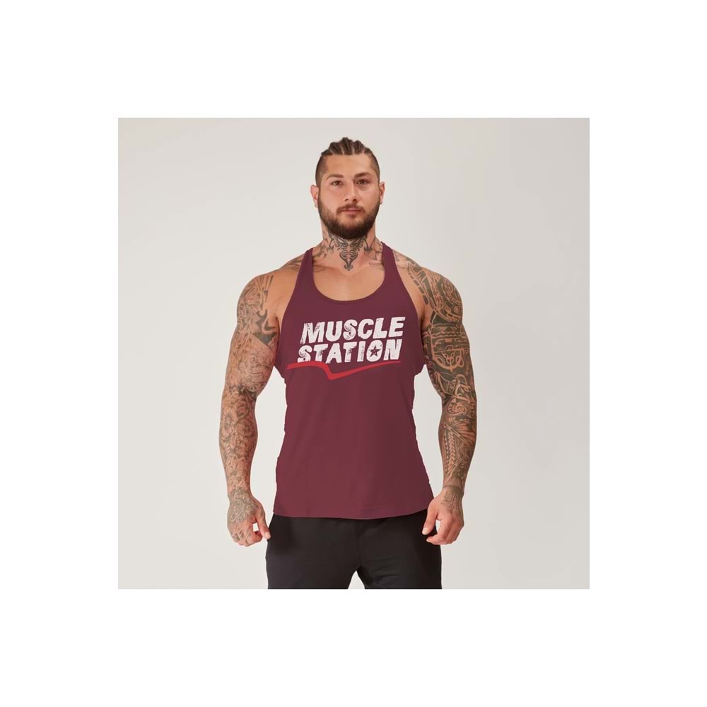 Muscle Station Gymbro Atlet - KAHVERENGİ - L