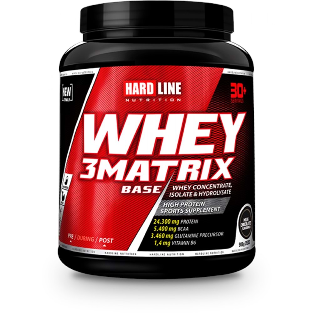HardLine Whey3Matrix BASE 908 Gr Çikolata