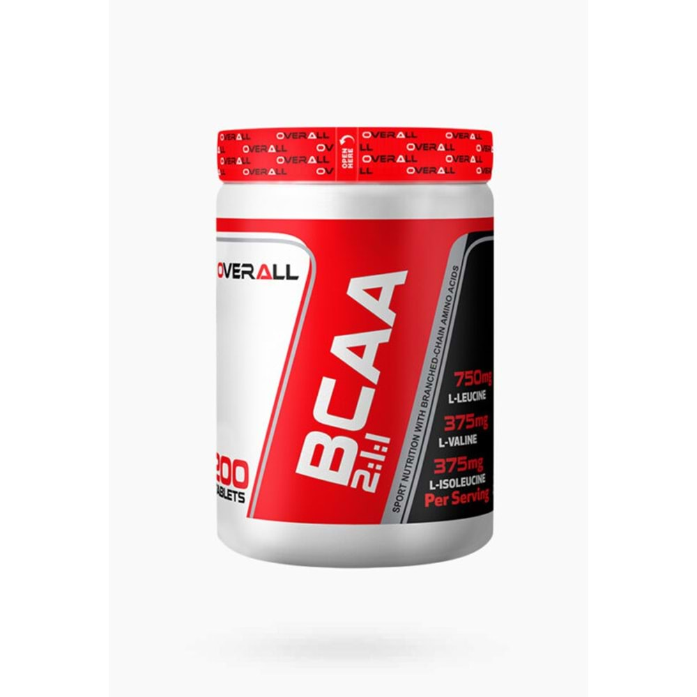 Overall Bcaa 2:1:1 200 Tablet