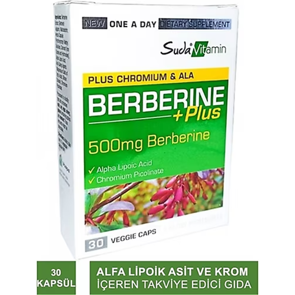 Suda Vitamin Berberine Plus 30 Kapsül