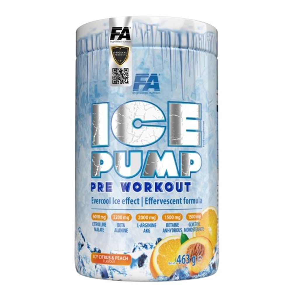 Fa Ice Pump Preworkout 463 gr ICY Cıtrus & Peach