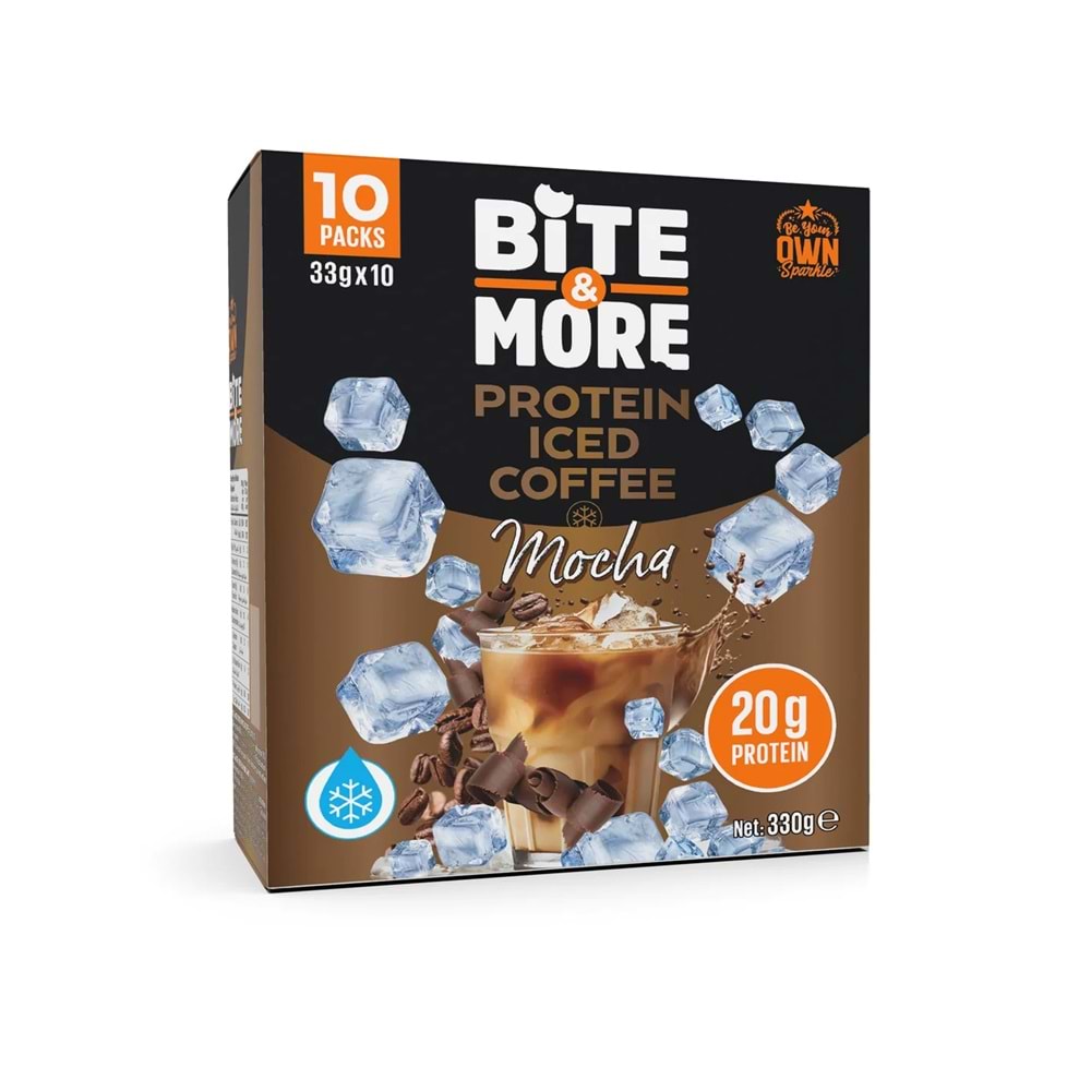 Bite More Proteinli Soğuk Kahve 33g x 10 adet Mocha