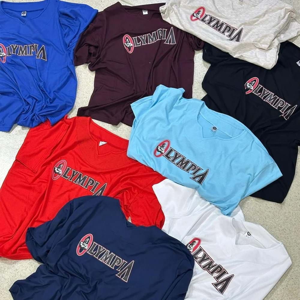 Joe Weıders OLYMPIA Baskılı Erkek Fitness Sporcu T-shırt - GRİ - S