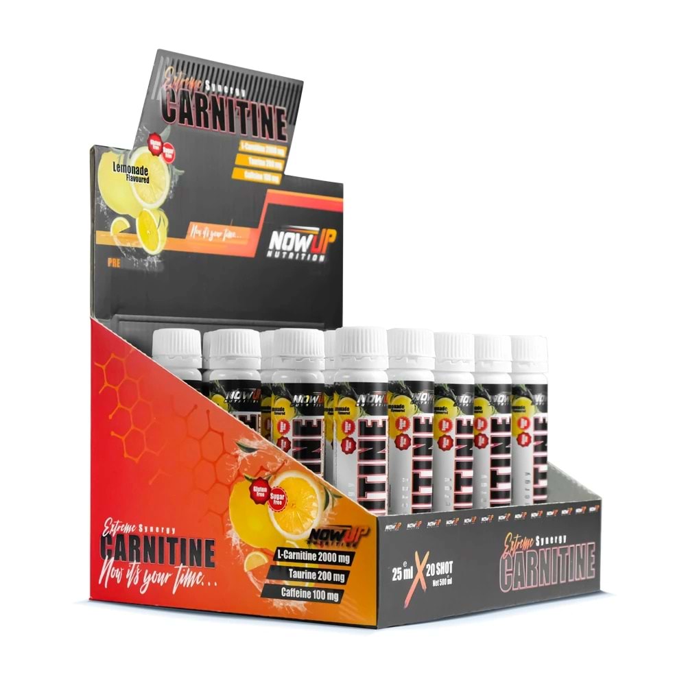 NOW UP L-CARNITINE 20 Ad. x 25 ML Limon