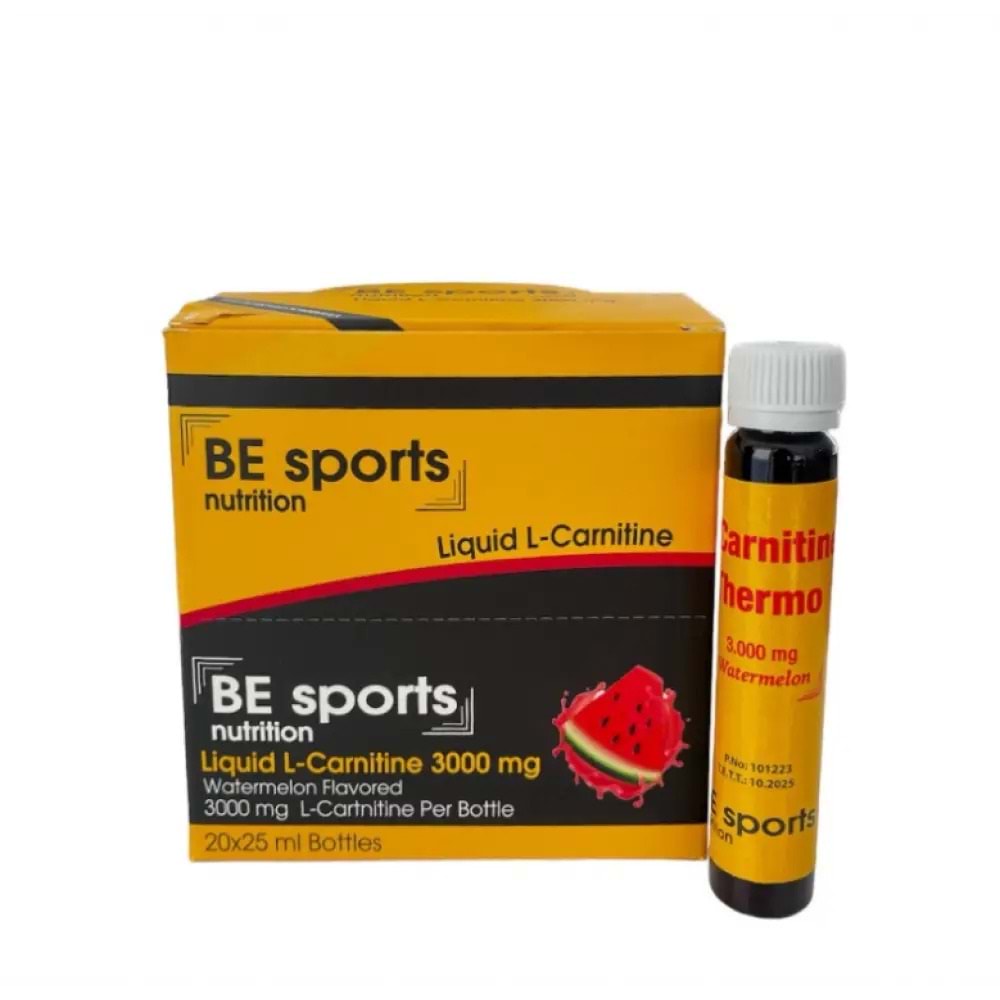 BE Sports L-Carnitine Karpuzlu 3000 Mg 20 Ampul
