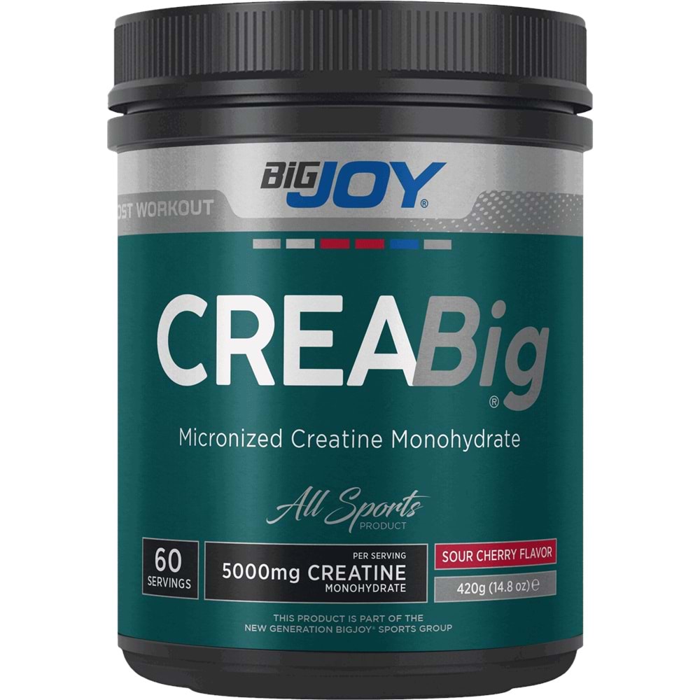 Bigjoy CreaBig Creatine Micronized 420 Gr Vişne