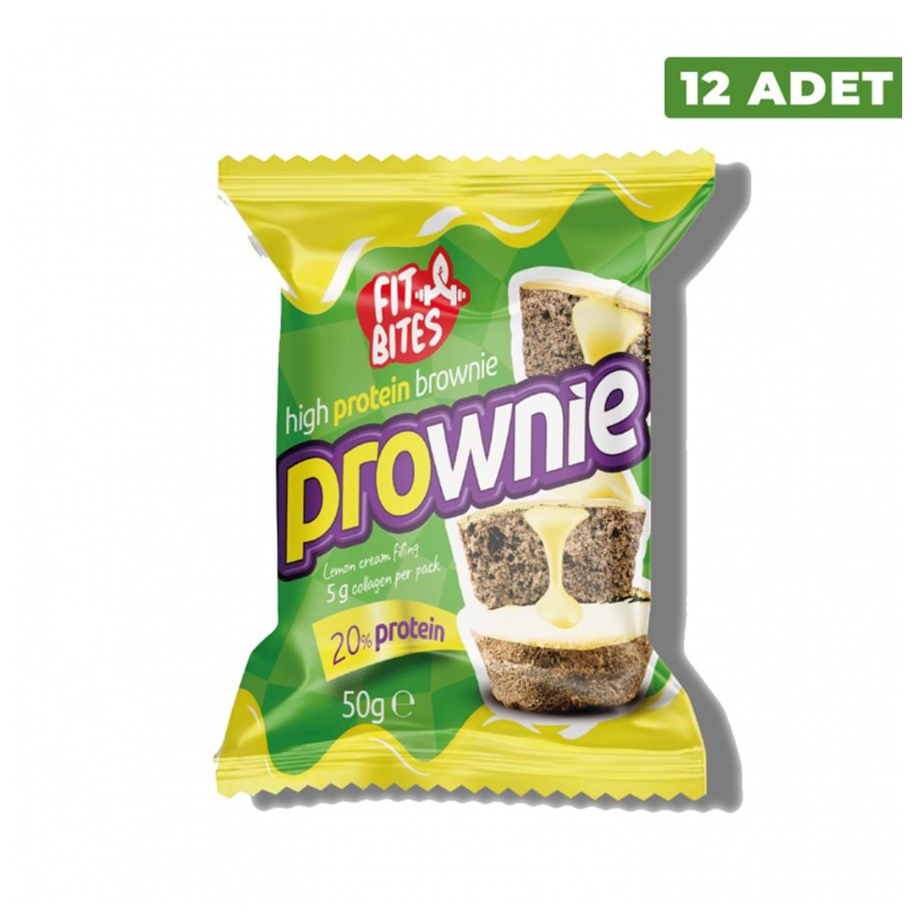 Fit Bites PRO’wnie Limon 50 gr x 12 adet