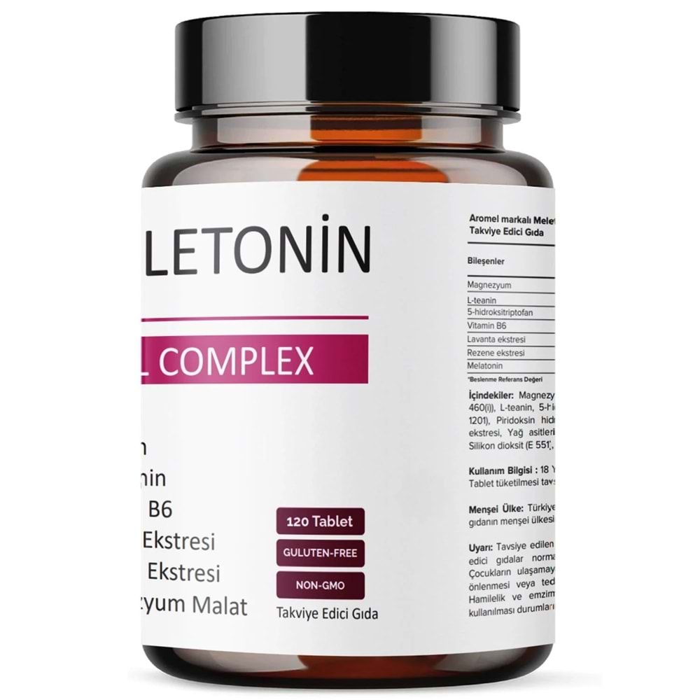 Aromel Melatonin 3 Mg Full Complex 120 Tablet