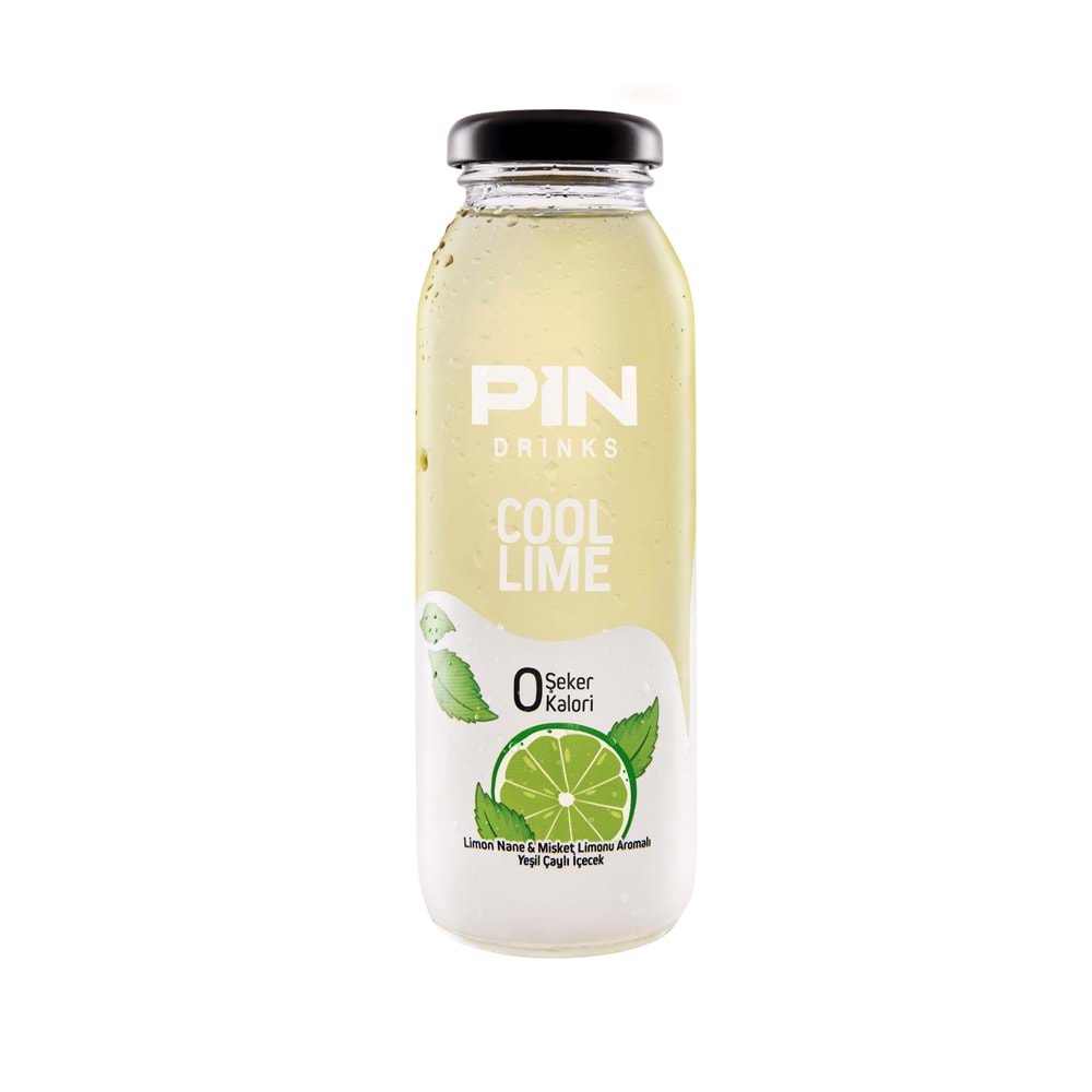 PİN İÇECEK COOL LIME 250 ML CAM