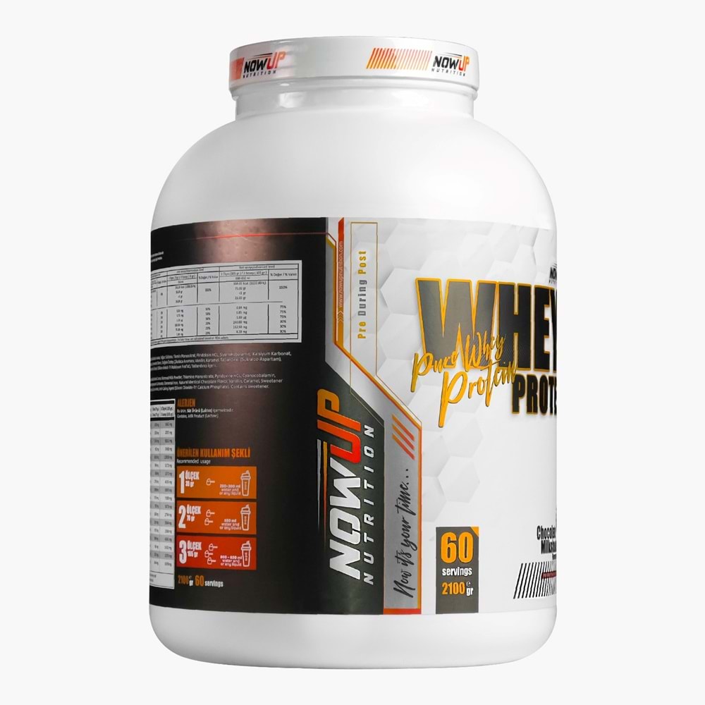 NOW UP Whey Protein ÇikolataMilkShake 2160 GR