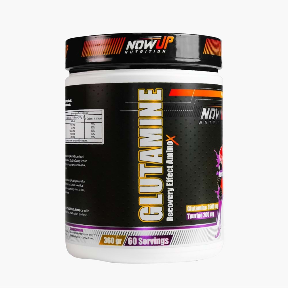 NOW UP Glutamine Orman Meyve 360 G