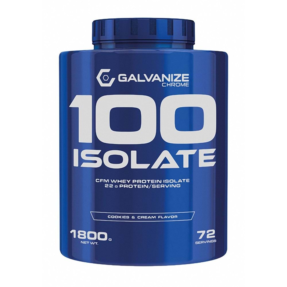 Galvanize Nutrition 100 Isolate Protein 1800 G 72 Servis Kurabiye Krema