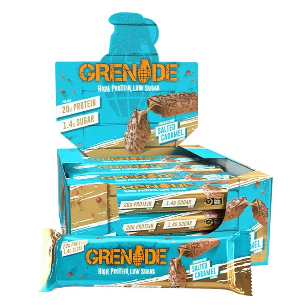 Grenade Protein Bar 60 Gr x 12 Adet Tuzlu Karamel