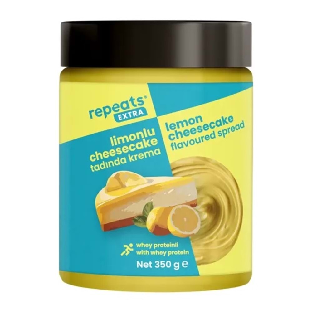 repeats Proteinli Limonlu Cheesecake Tadında Krema 350gr
