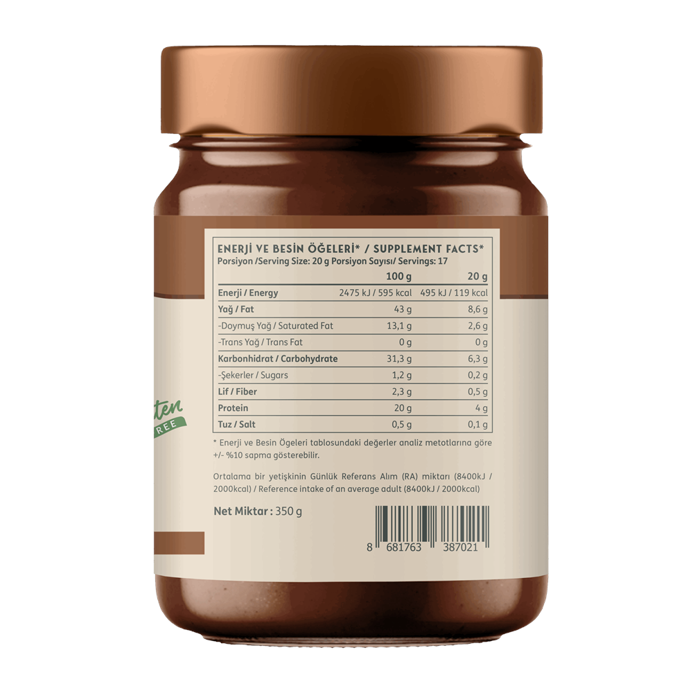 Clean Powders Protein Spread 350G Çikolata