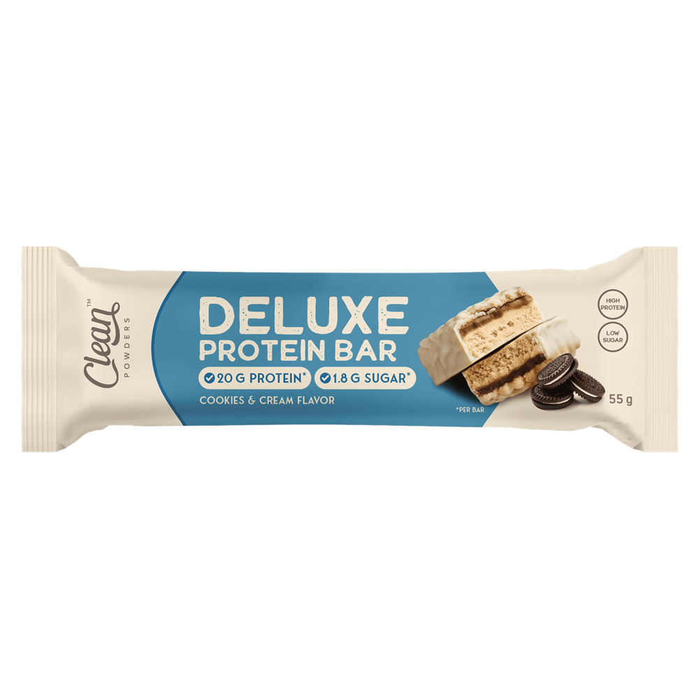 Clean Powders Deluxe Protein Bar 55 G x 1 ADET Beyaz Çikolata Kurabiye