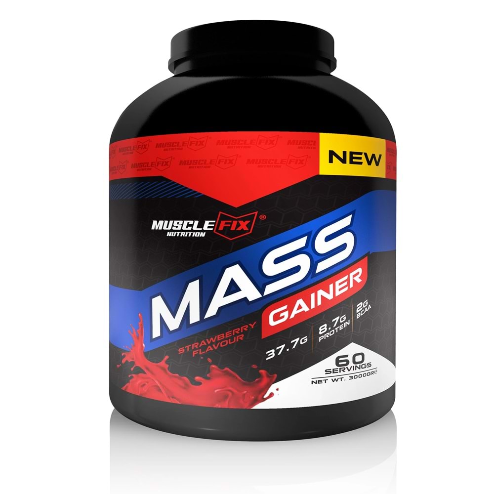 Musclefix Mass Gainer 3kg ÇİLEK