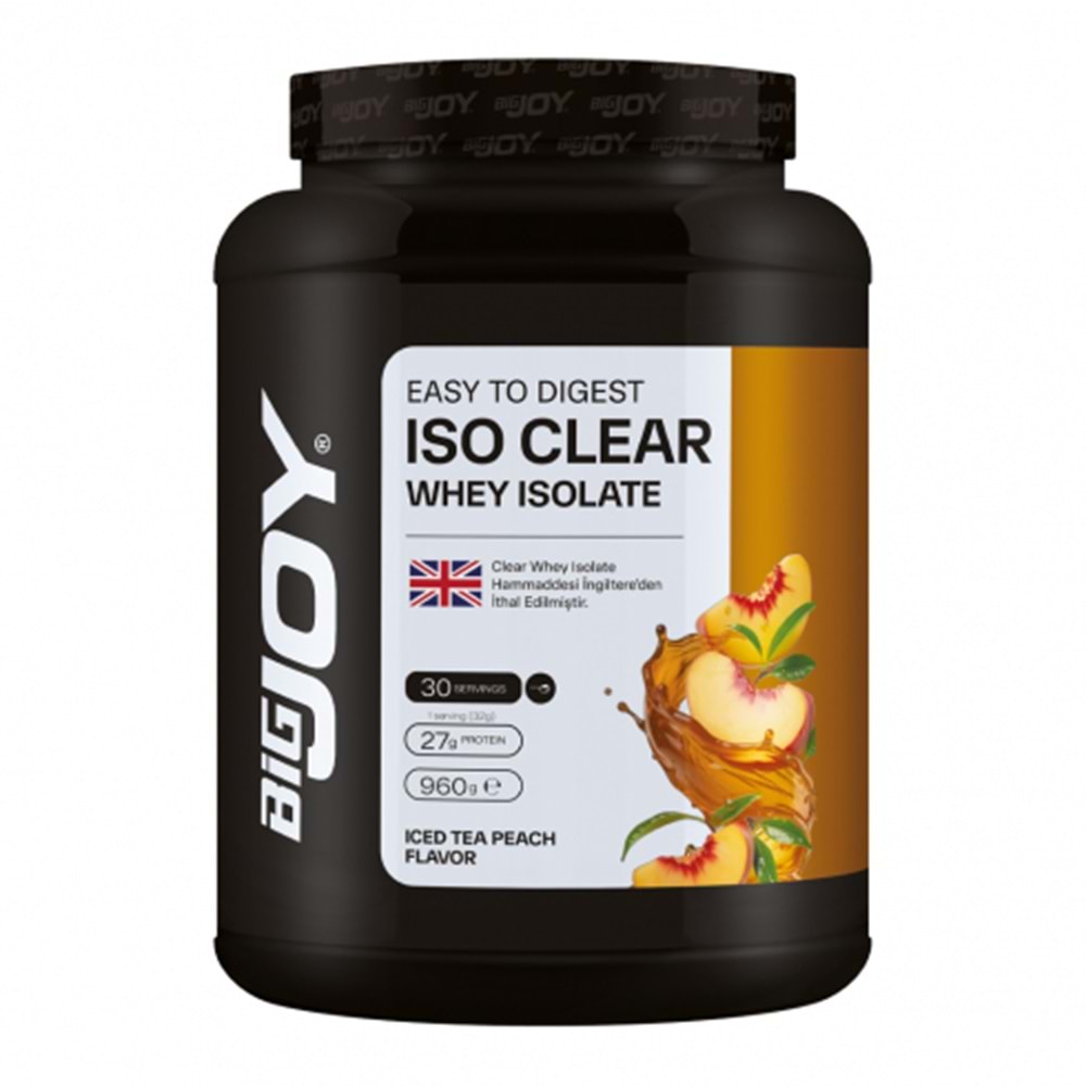 Bigjoy Iso Clear Whey Isolate 960g Iced Tea Peach