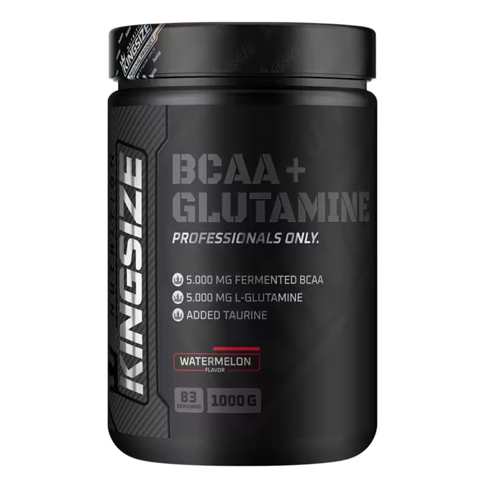 Kingsize Nutrition BCAA + Glutamine Powder Karpuz 1000 G