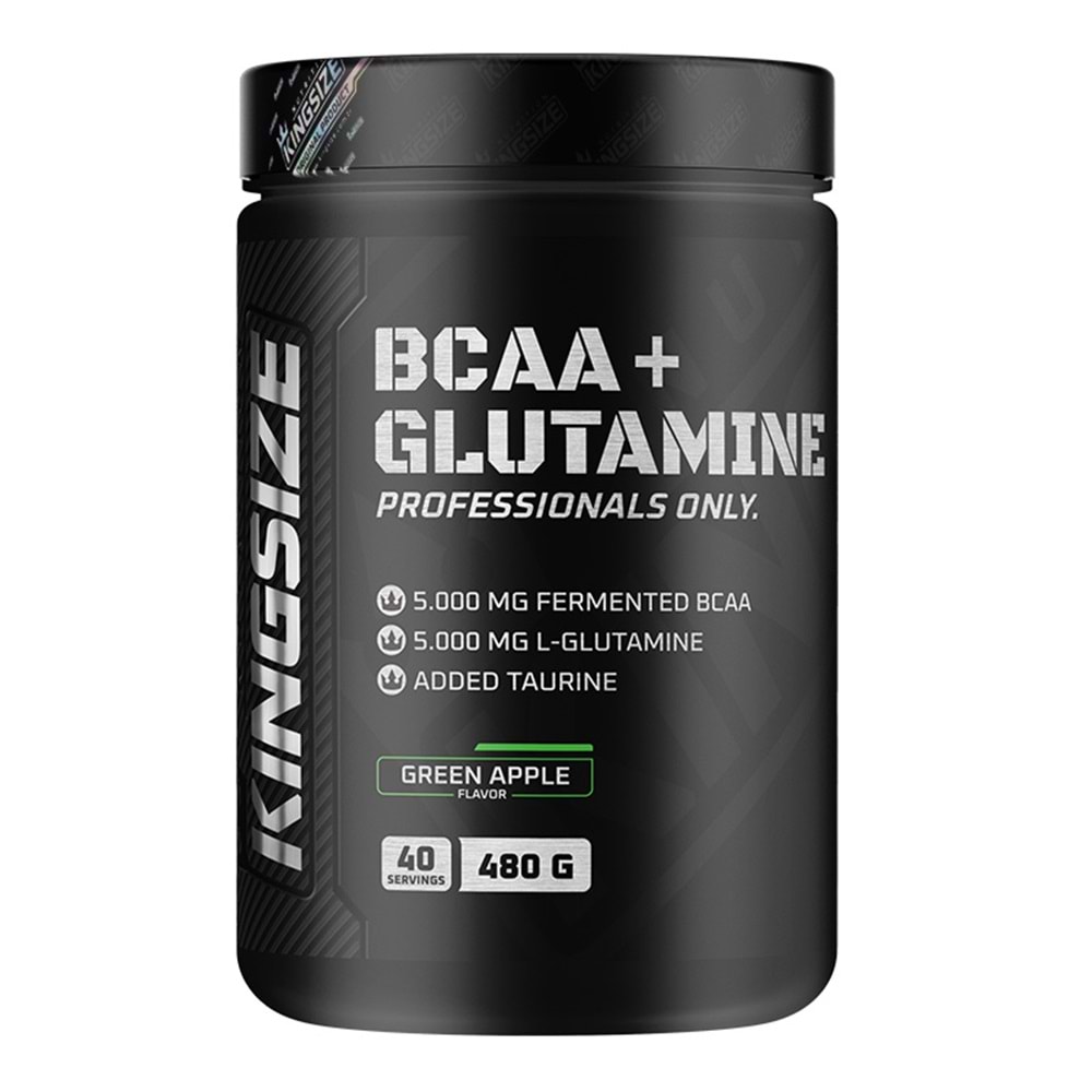 Kingsize Nutrition BCAA + Glutamine Powder Y.ELMA 480 G