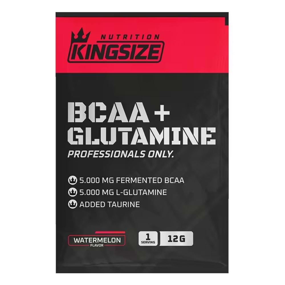 Kingsize Nutrition BCAA + Glutamine Powder Karpuz 12 G