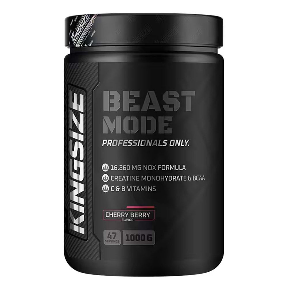 Kingsize Nutrition Beast Mode Kırmızı Meyveler 1000 G