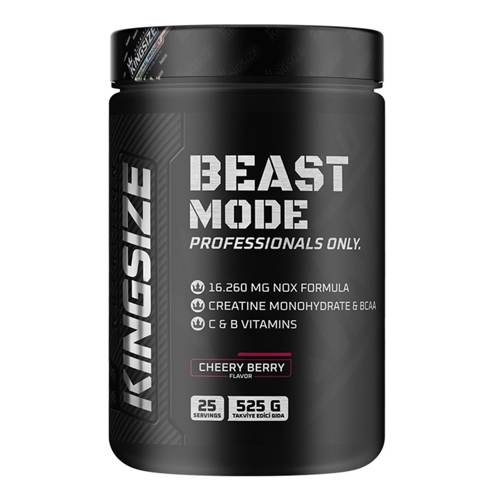 Kingsize Nutrition Beast Mode Kırmızı Meyveler 525 G