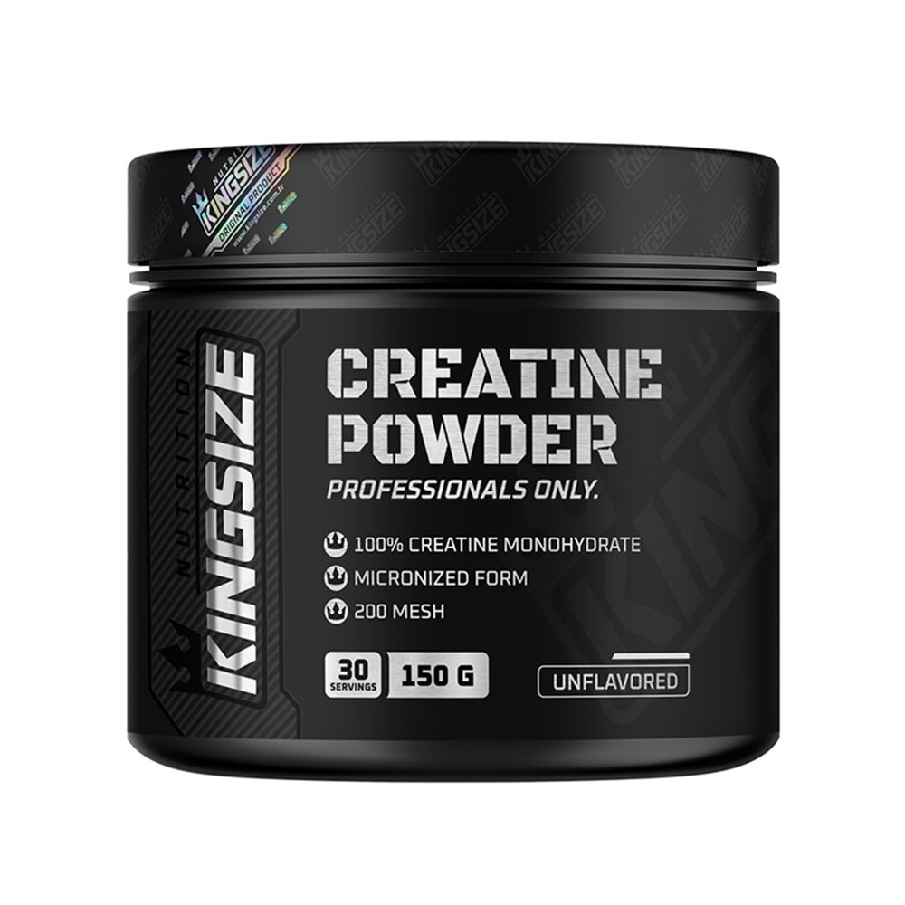 Kingsize Nutrition Creatine Powder Aromasız 150 G