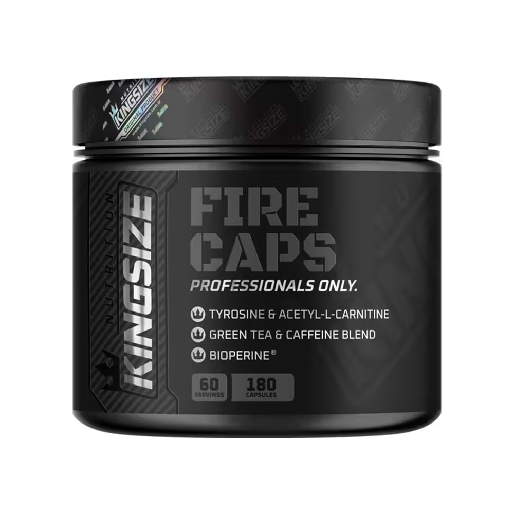 Kingsize Nutrition Fire Caps 180 Kapsül