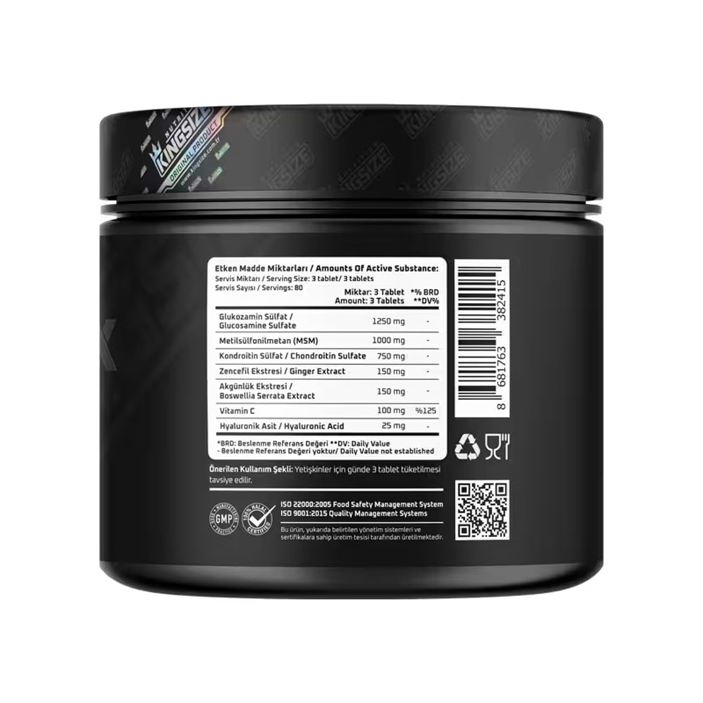 Kingsize Nutrition Flex Complex + Glucosamine 240 Tablet