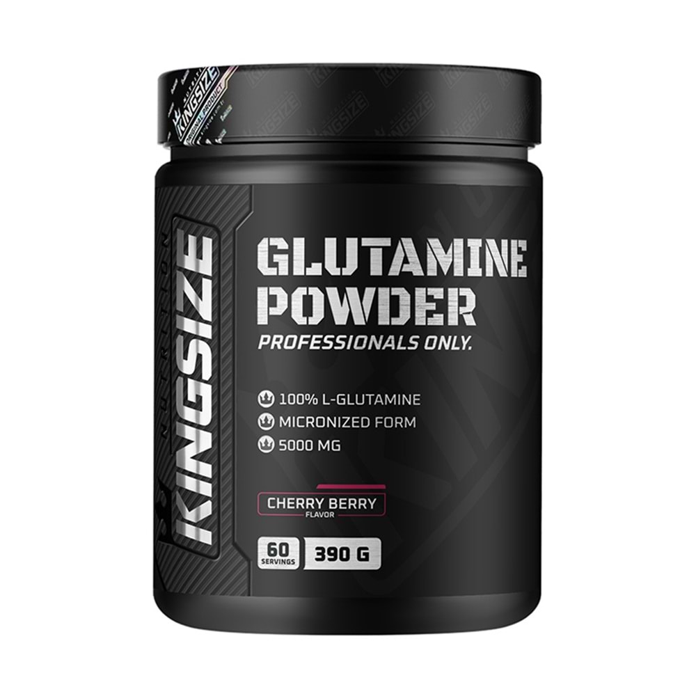Kingsize Nutrition Glutamine Powder Kırmızı Meyveler 390 G