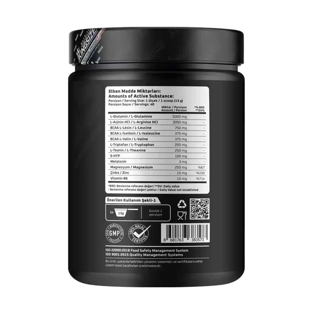 Kingsize Nutrition Iron Dreams 520 Gr