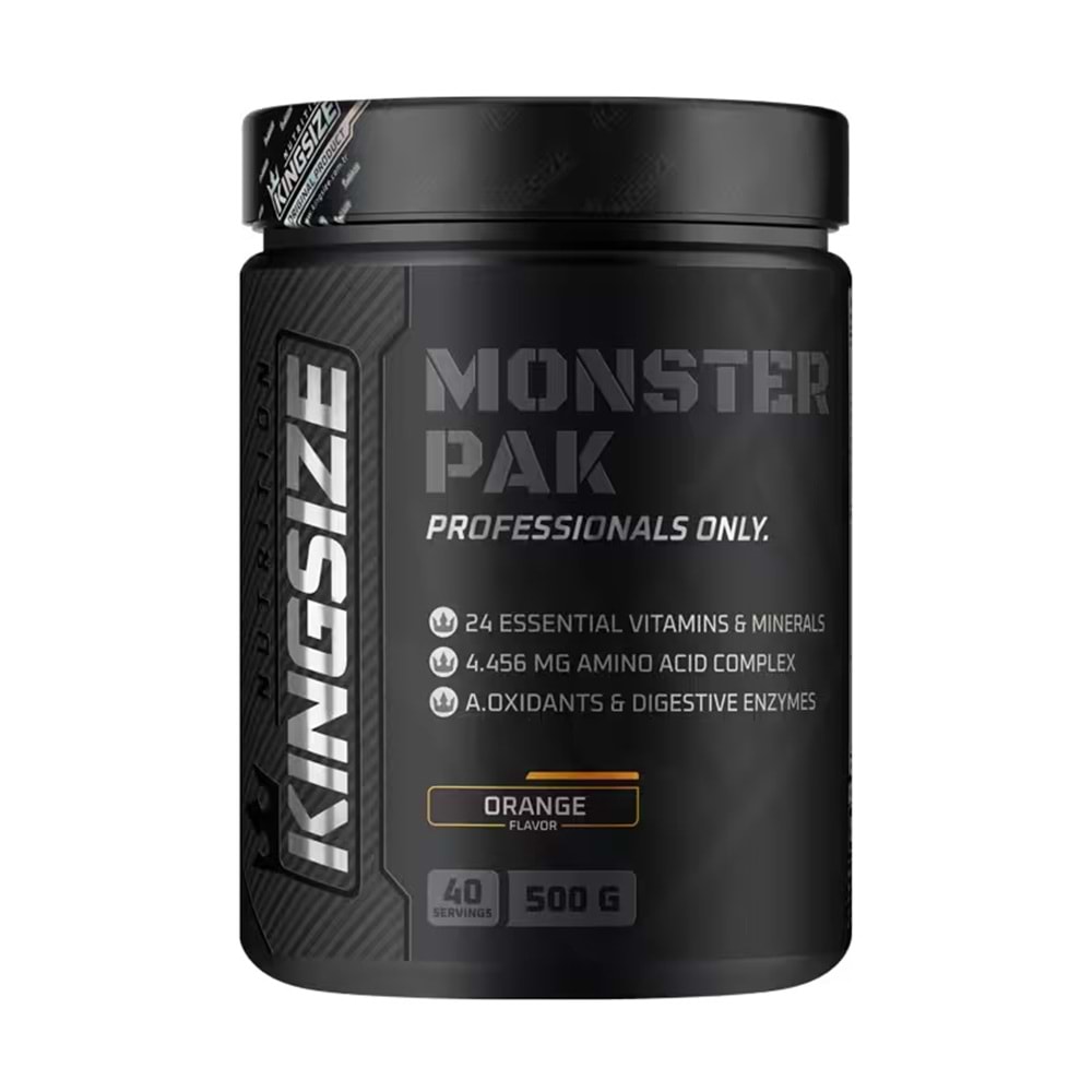 Kingsize Nutrition Monster Pak Portakal 500 G