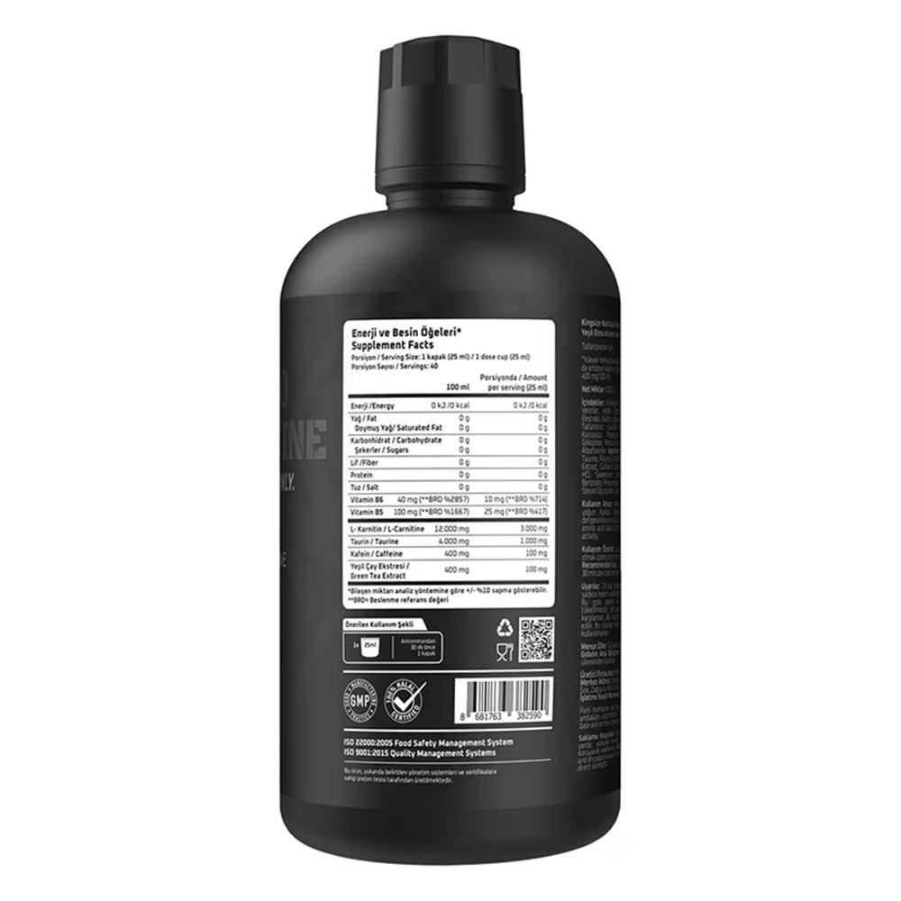 Kingsize Nutrition Thermo Carnitine Y.Elma 1000 ML