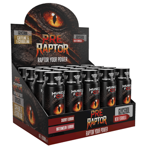 Muscle Food Pre Raptor Preworkout 100 ML 20 Adet Vişne ve Karpuz
